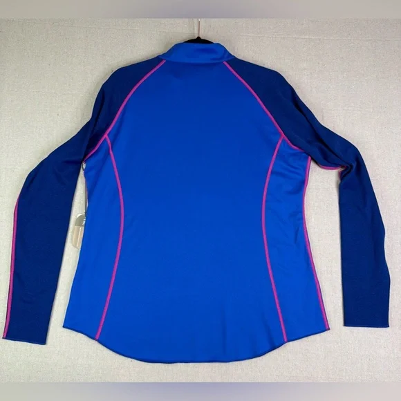 J104 Jofit Blue and Pink Long Sleeve Top - Picture 2 of 9